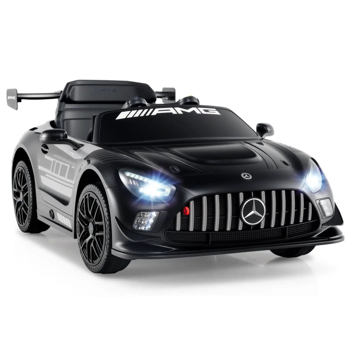 12V Kids Ride-On Car Mercedes-AMG GT3 Licensed with Adjustable Speed by DirectDeals