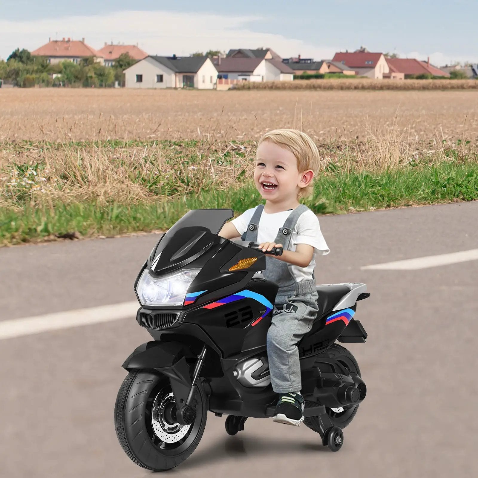 12V Kids Ride On Motorcycle Electric Motor Bike by DirectDeals
