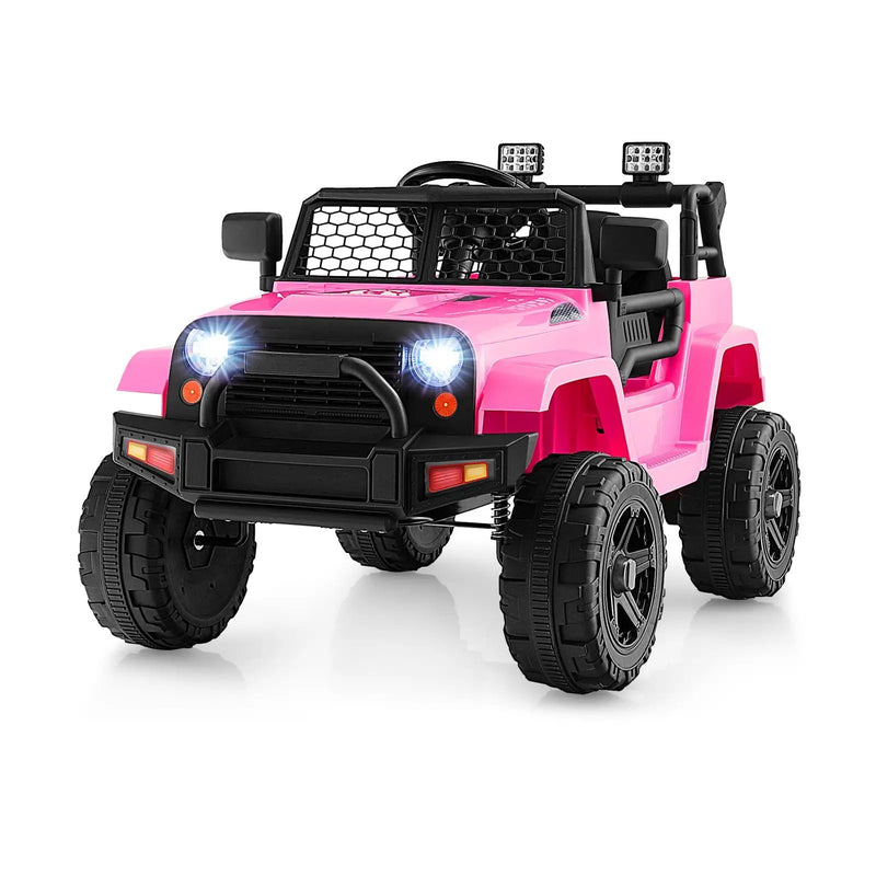12V Kids Ride On Truck with Remote Control and Headlights by DirectDeals