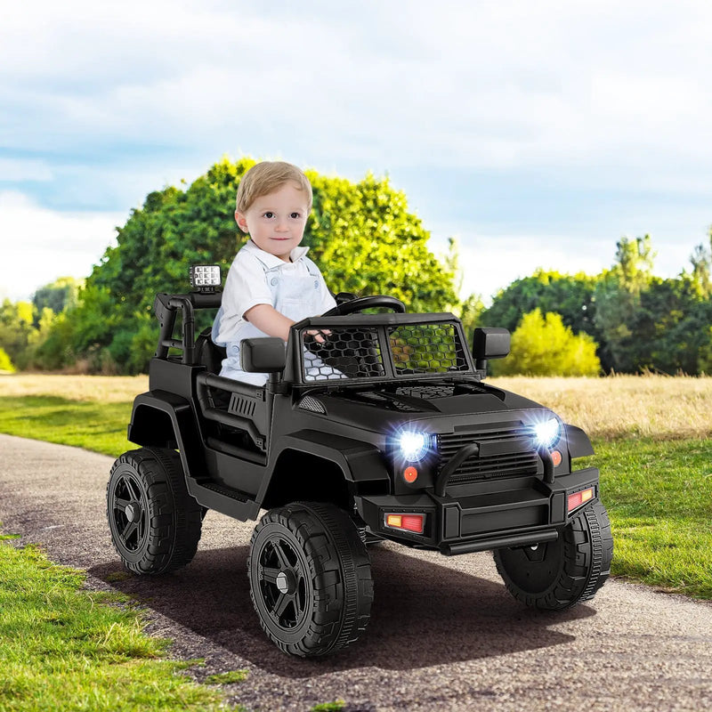 12V Kids Ride On Truck with Remote Control and Headlights by DirectDeals