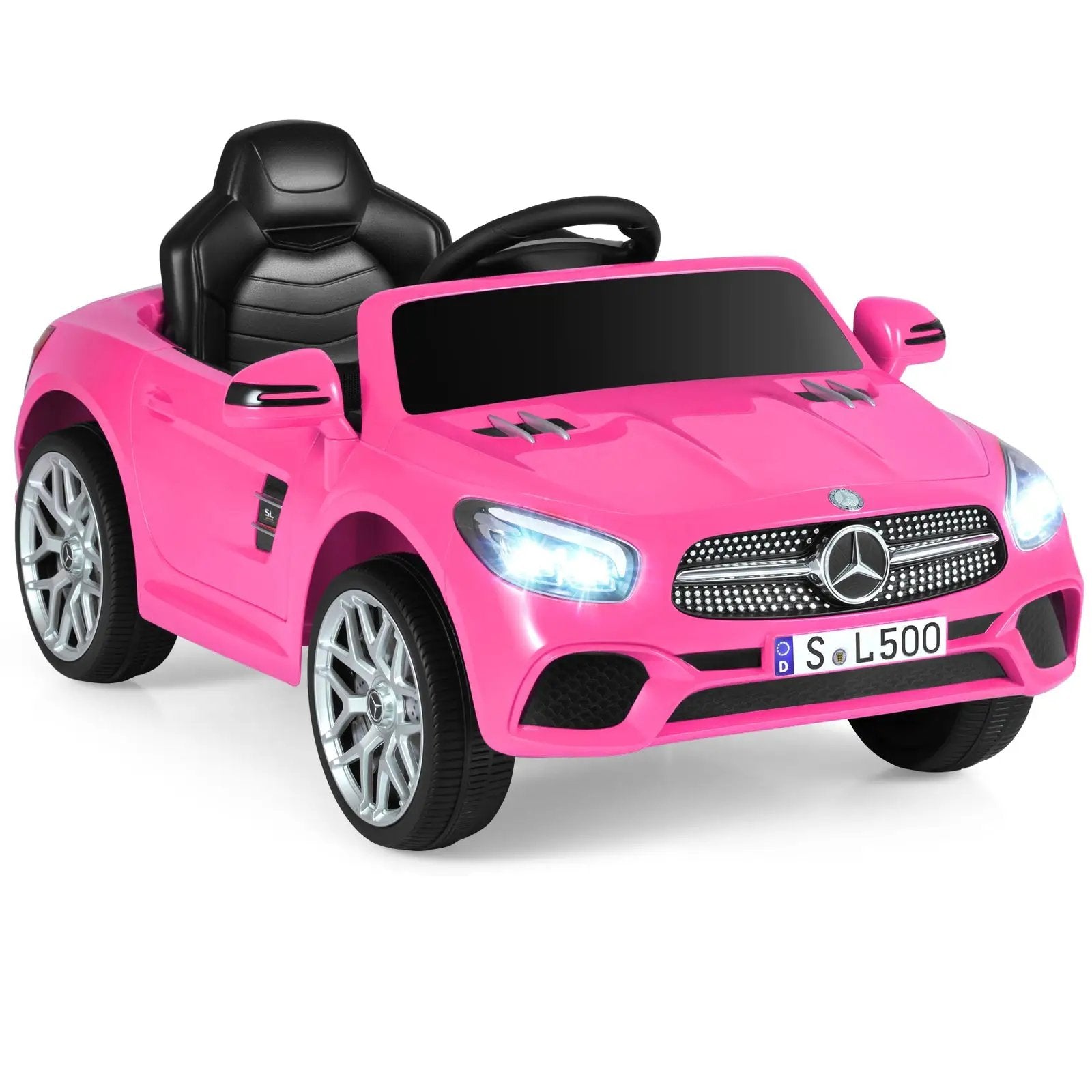 12V Kids Ride on Car Licensed Mercedes-Benz with Remote and Music by DirectDeals