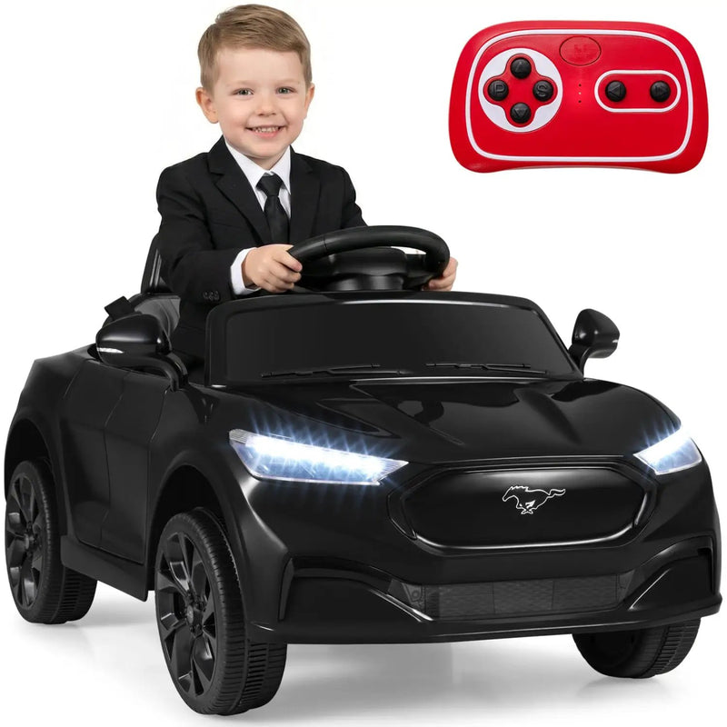 12V Kids Ride on Car Licensed Ford Mach E with Parent Control and Horn by DirectDeals