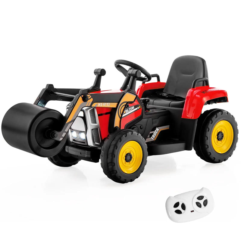 12V Kids Ride-On Road Roller with Remote Control by DirectDeals