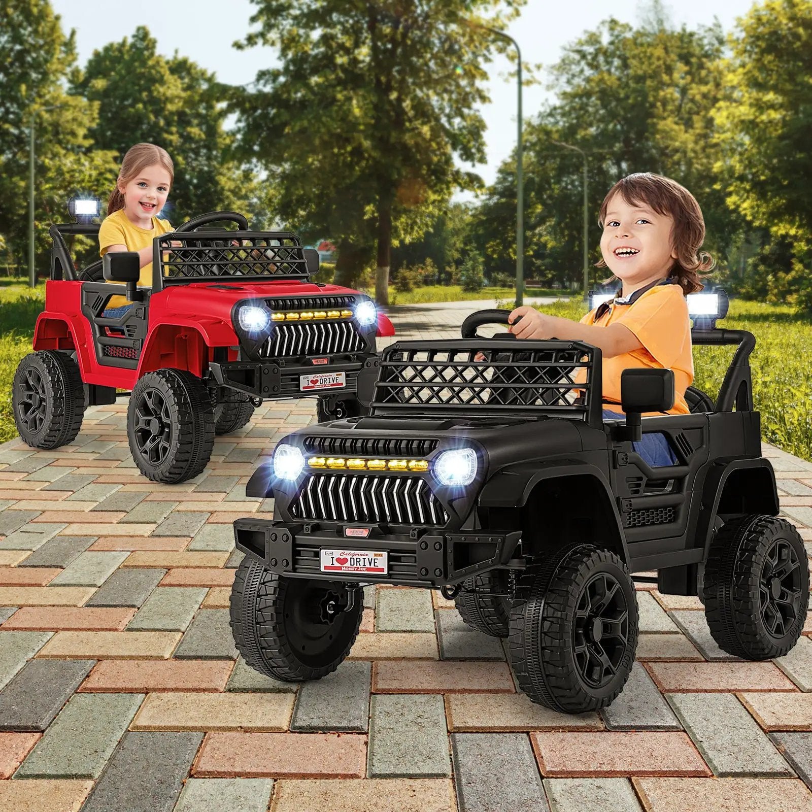 12V Kids Ride on Truck Car with Parental Remote and Music Player by DirectDeals