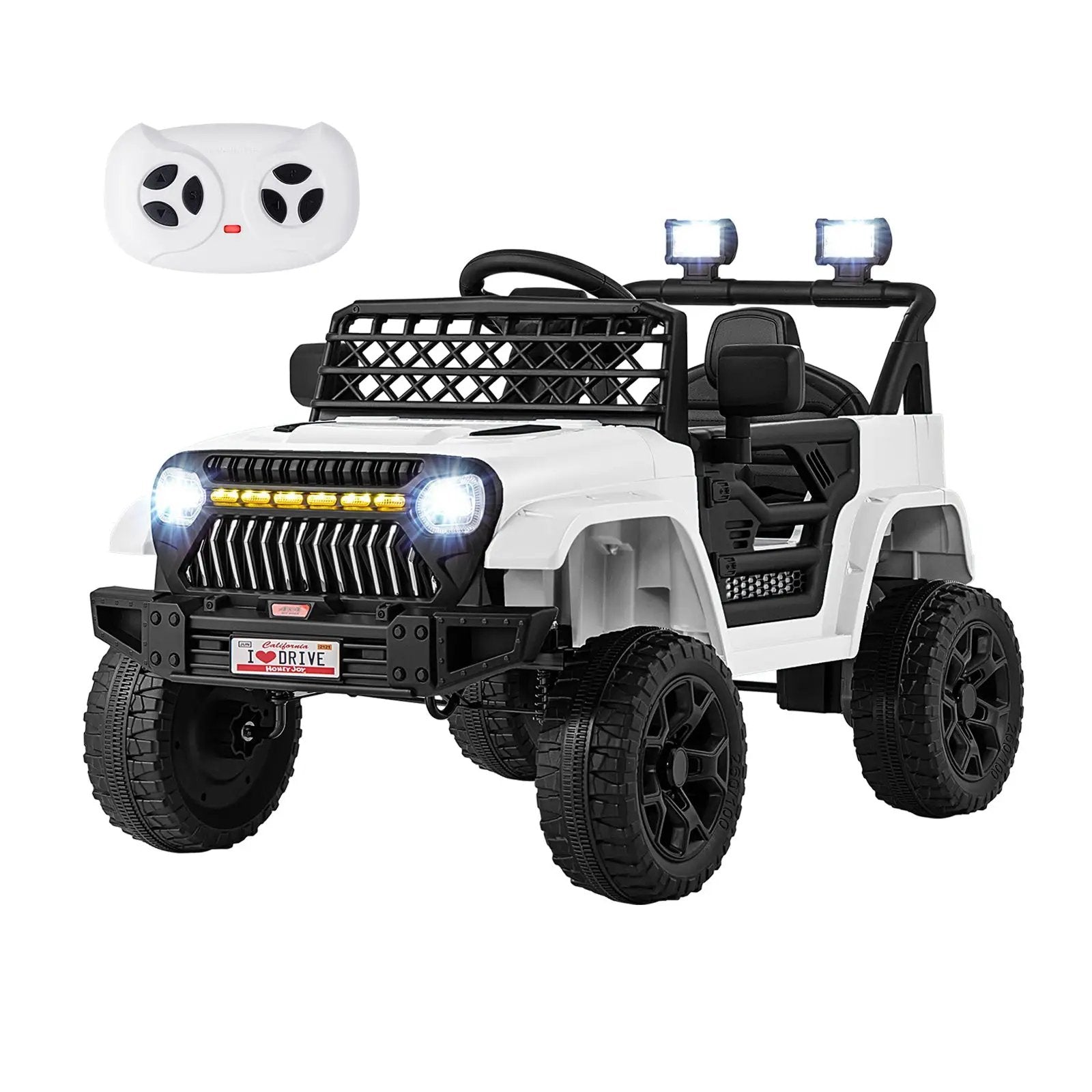 12V Kids Ride on Truck Car with Parental Remote and Music Player by DirectDeals