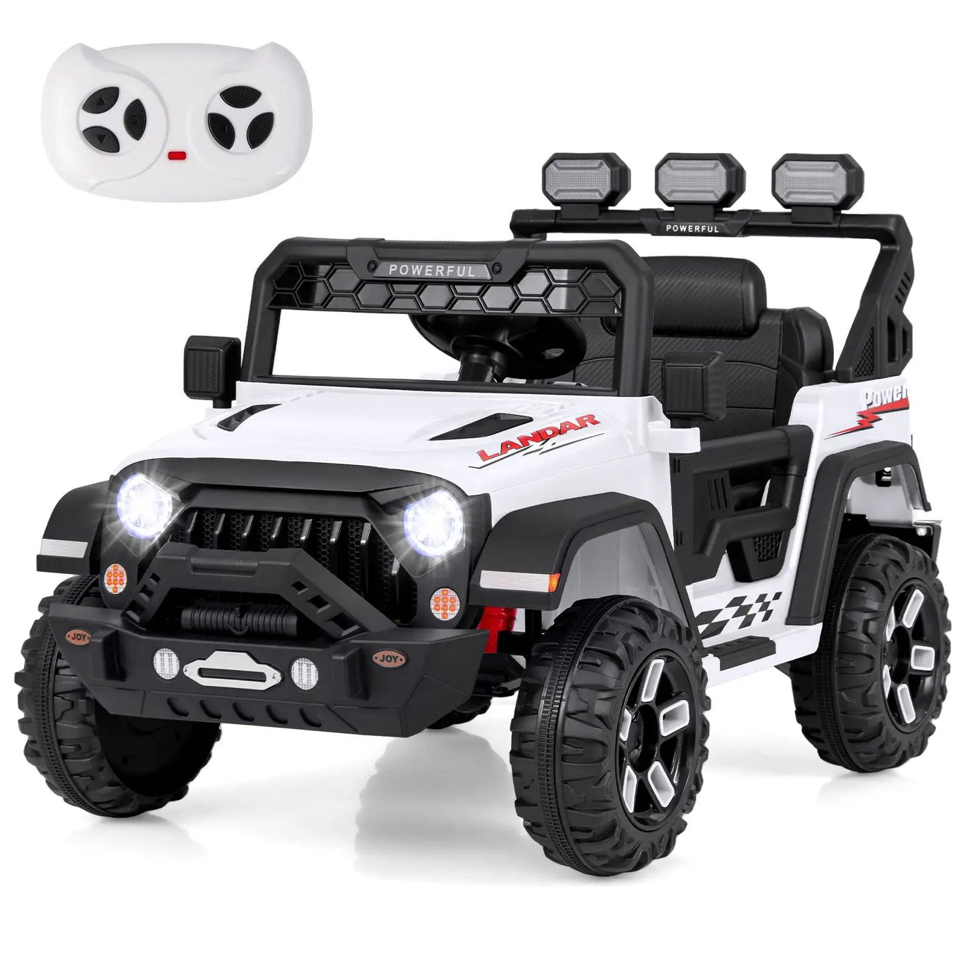 12V Electric Kids Ride on Truck with Remote Control and Music by DirectDeals