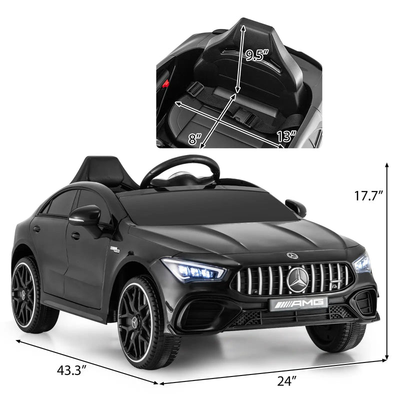 12V Kids Ride on Car Mercedes-Benz AMG CLA 45 with Remote by DirectDeals