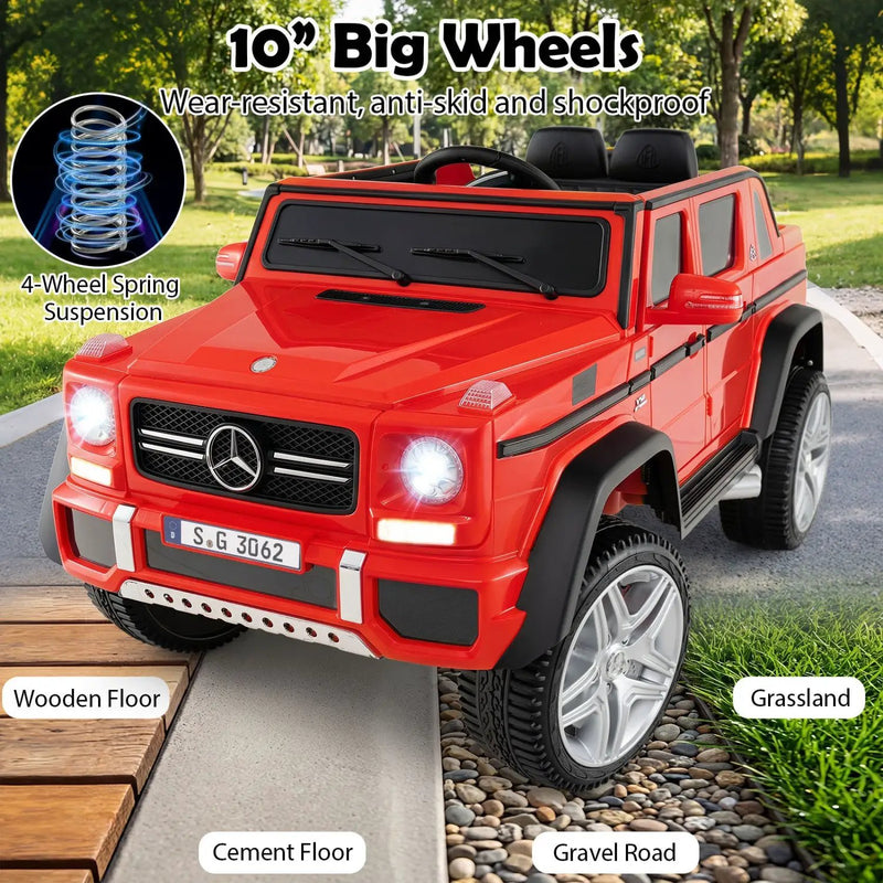 12V Mercedes-Benz Kids Ride-On Car with Remote Control by DirectDeals