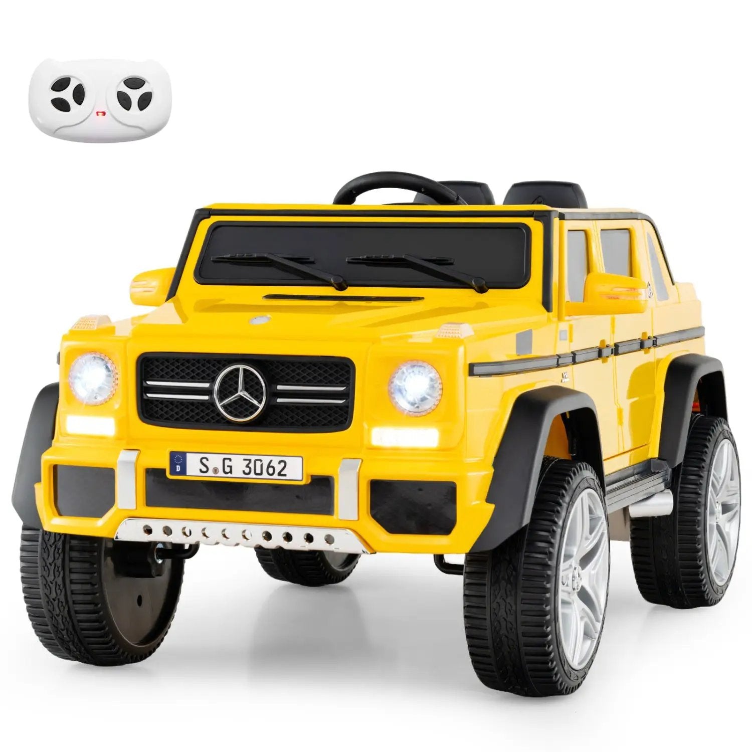 12V Mercedes-Benz Kids Ride-On Car with Remote Control by DirectDeals