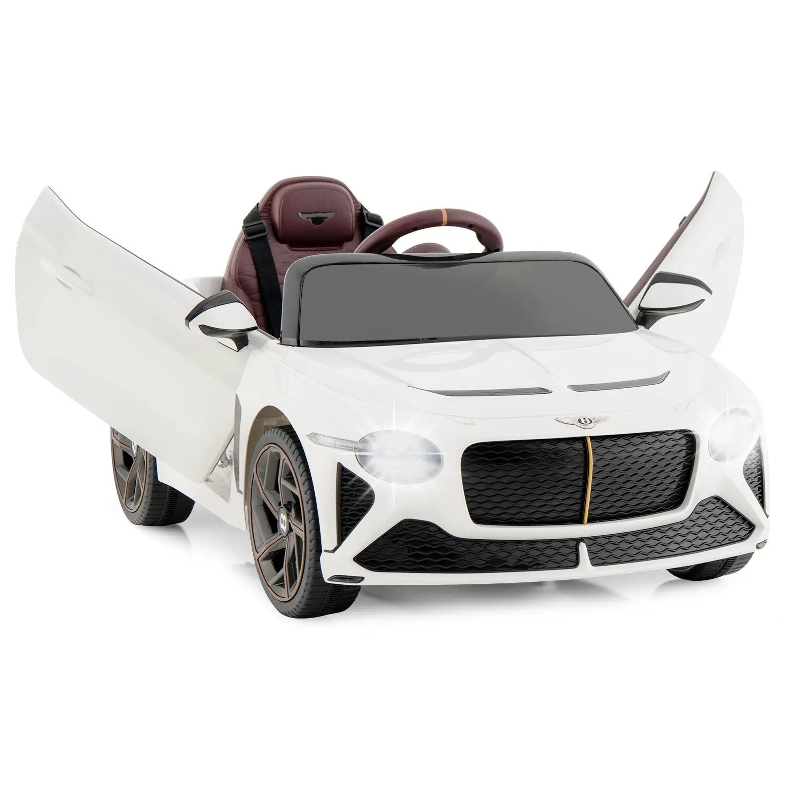 12V Powered Car Kids Ride-on Racer Car Licensed Bentley Bacalar by DirectDeals