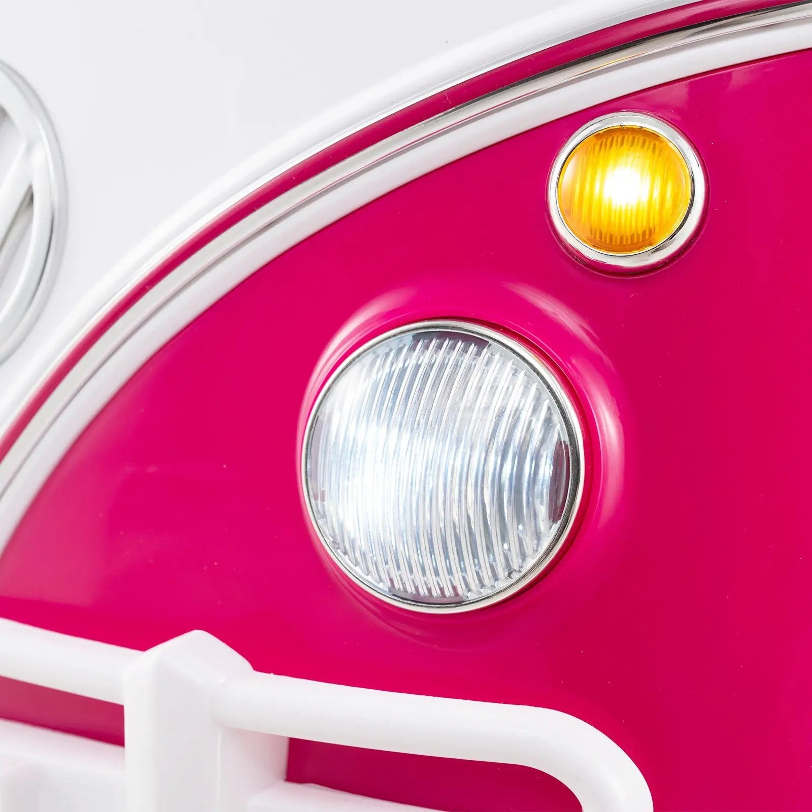 12V Ride On Car Licensed Volkswagen Ride-on Bus with Cup Holder and LED Headlights for 3+ Years Old by DirectDeals