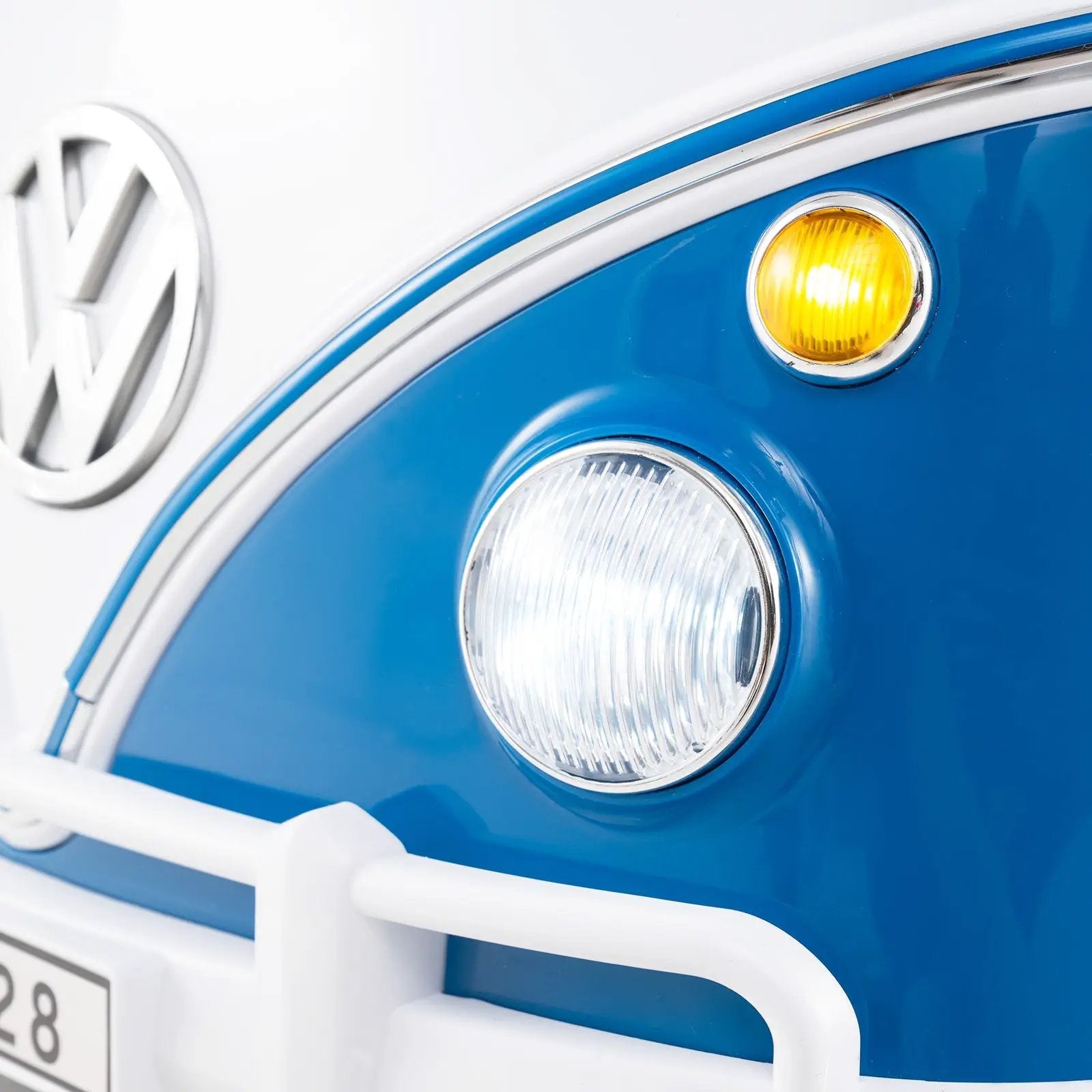 12V Ride On Car Licensed Volkswagen Ride-on Bus with Cup Holder and LED Headlights for 3+ Years Old by DirectDeals