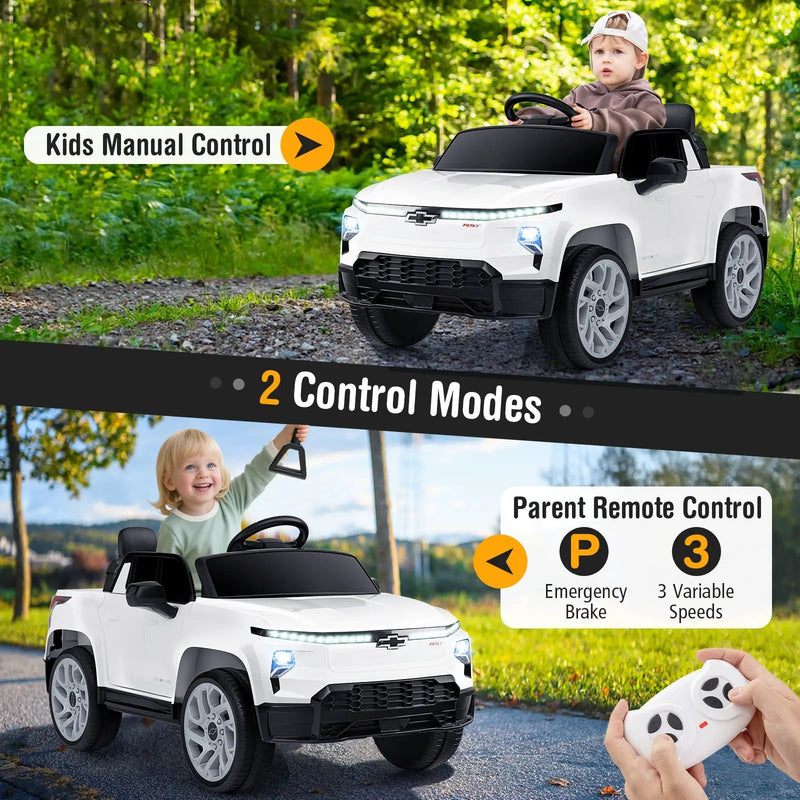 12V Ride on Car Truck Licensed Chevrolet with Remote Control Gift for 3+ by DirectDeals