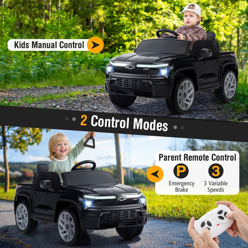 12V Ride on Car Truck Licensed Chevrolet with Remote Control Gift for 3+ by DirectDeals