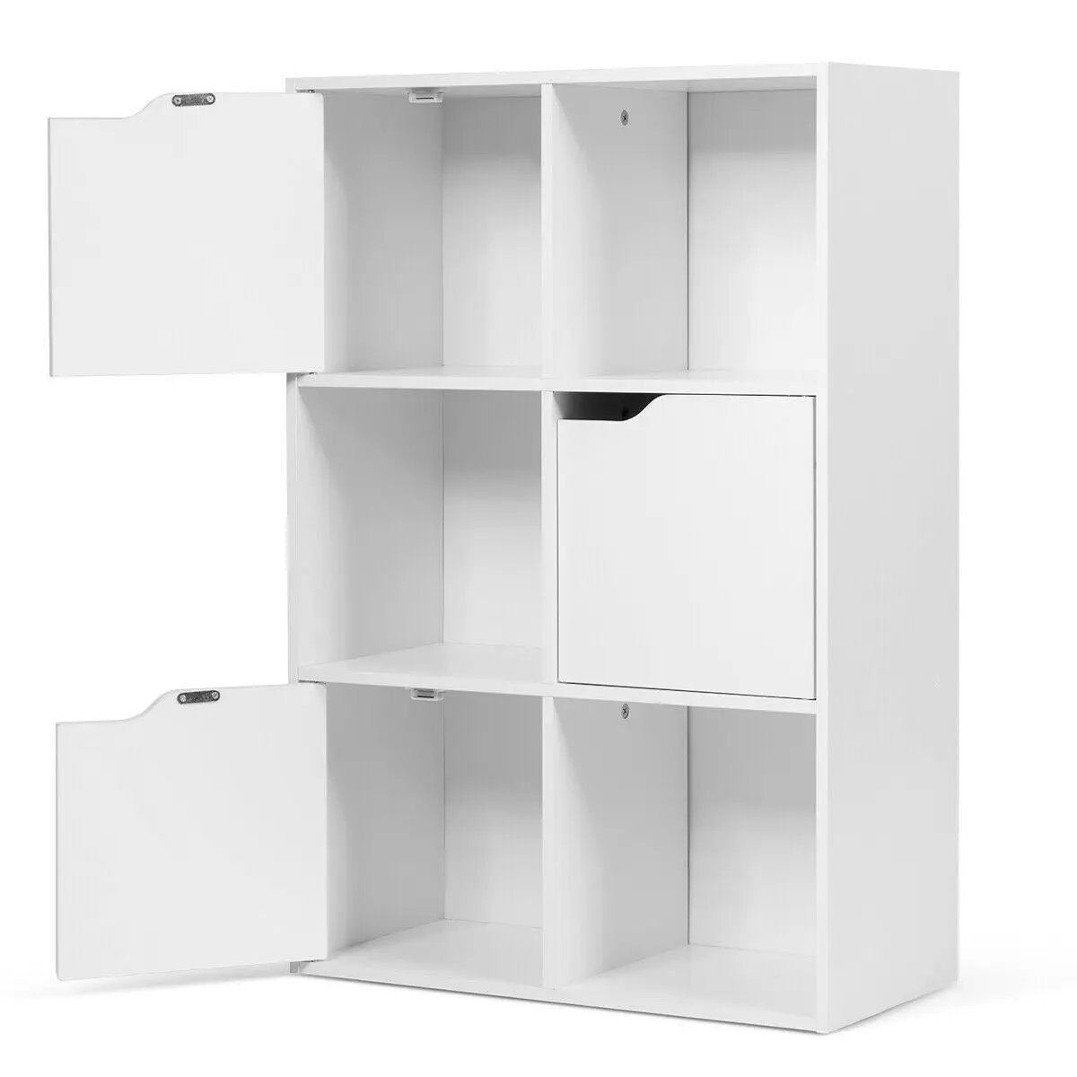 6 Cubes Wood Storage Shelves Organization by DirectDeals
