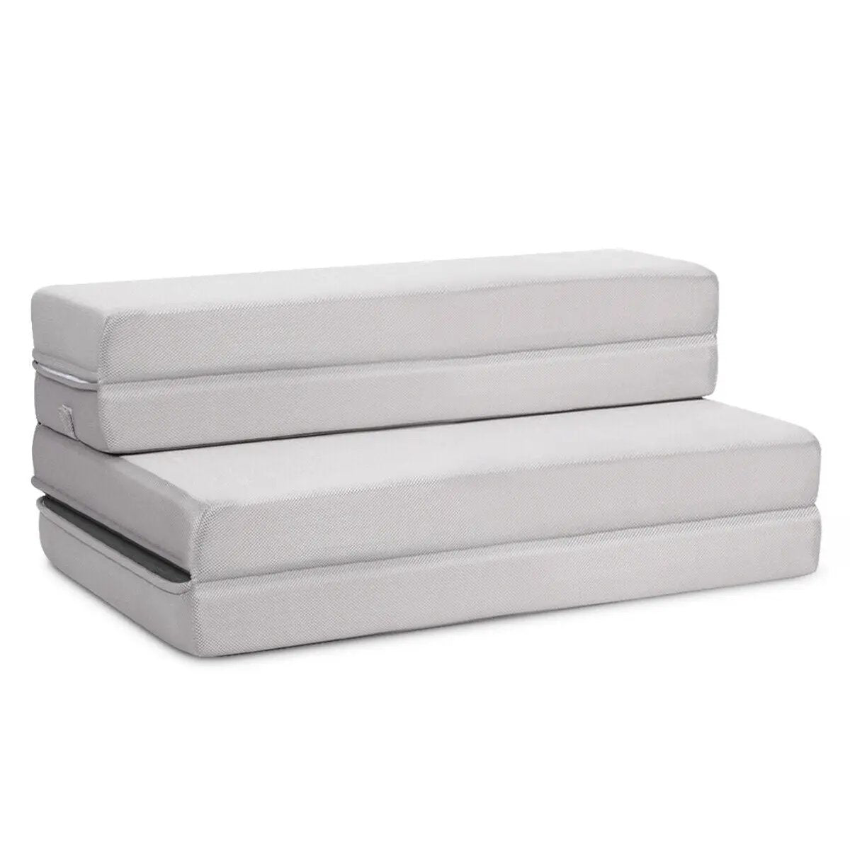 4 Inch Folding Sofa Bed Foam Mattress with Handles by DirectDeals