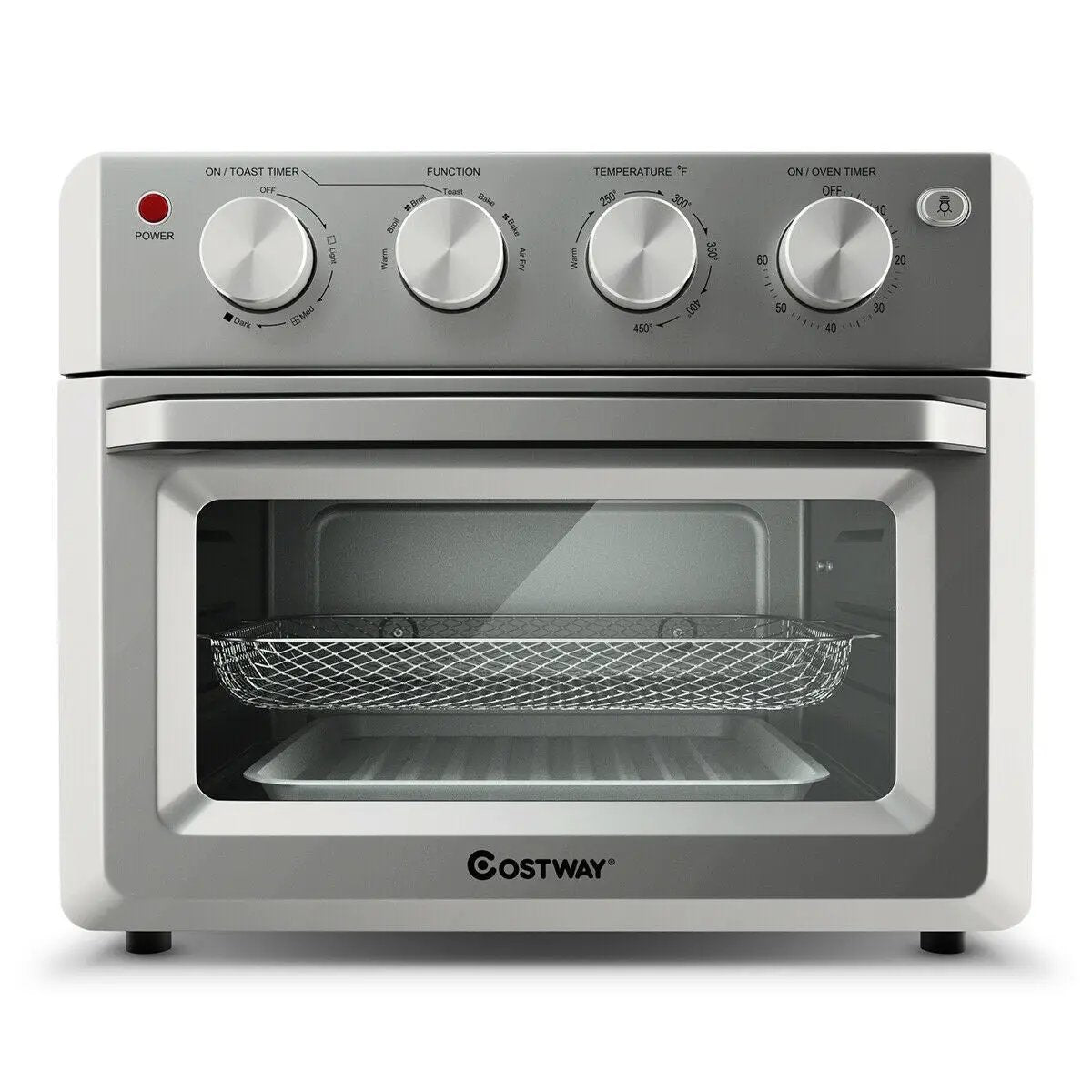 Dehydrate Convection Air Fryer Toaster Oven with 5 Accessories by DirectDeals