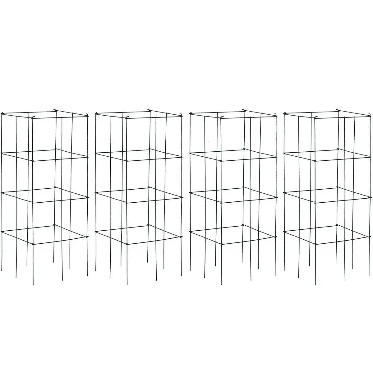 4 Pack Garden Trellis for Climbing Plants for Flower Vegetable by DirectDeals
