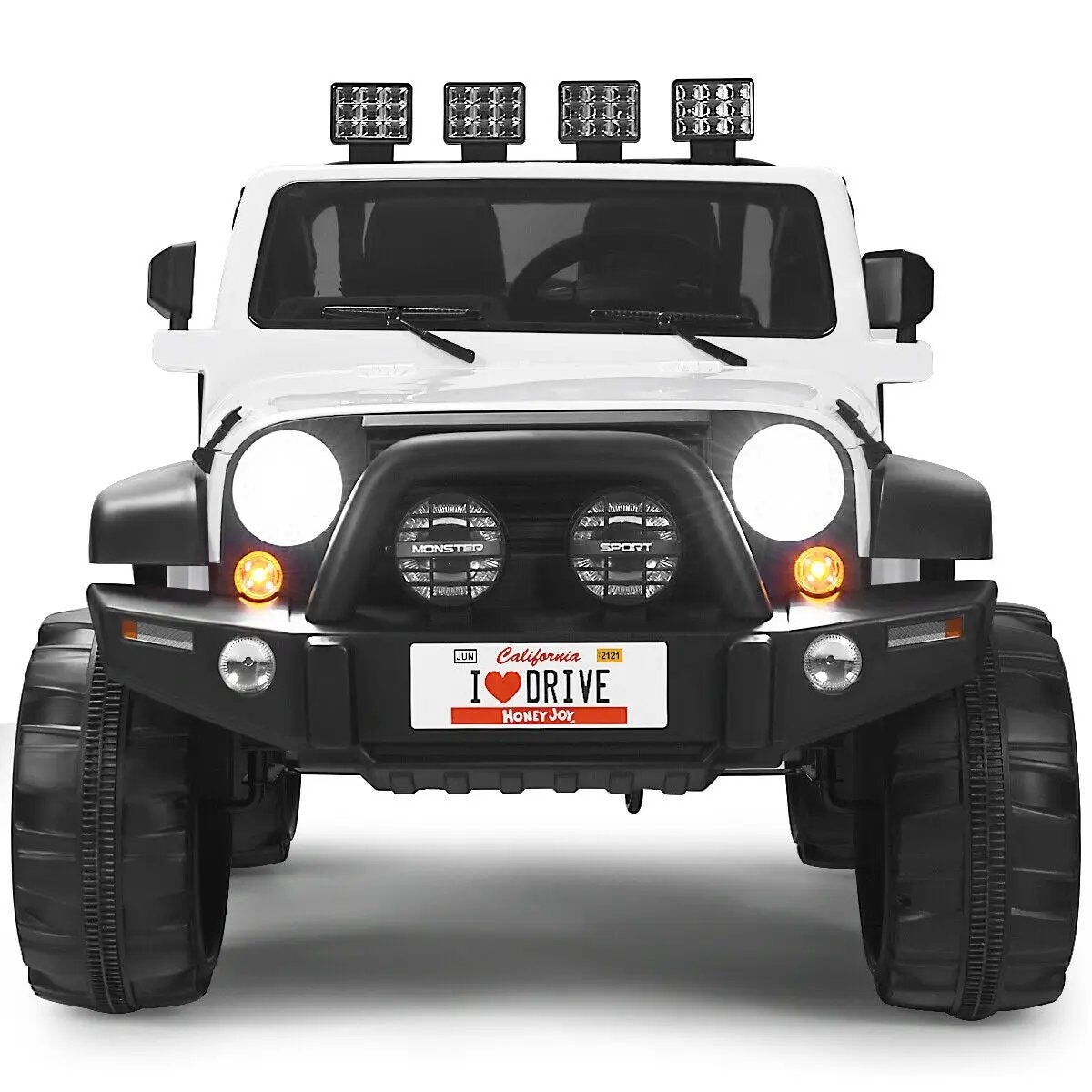 12V 2-Seater Ride on Car Truck with Remote Control and Storage Room by DirectDeals