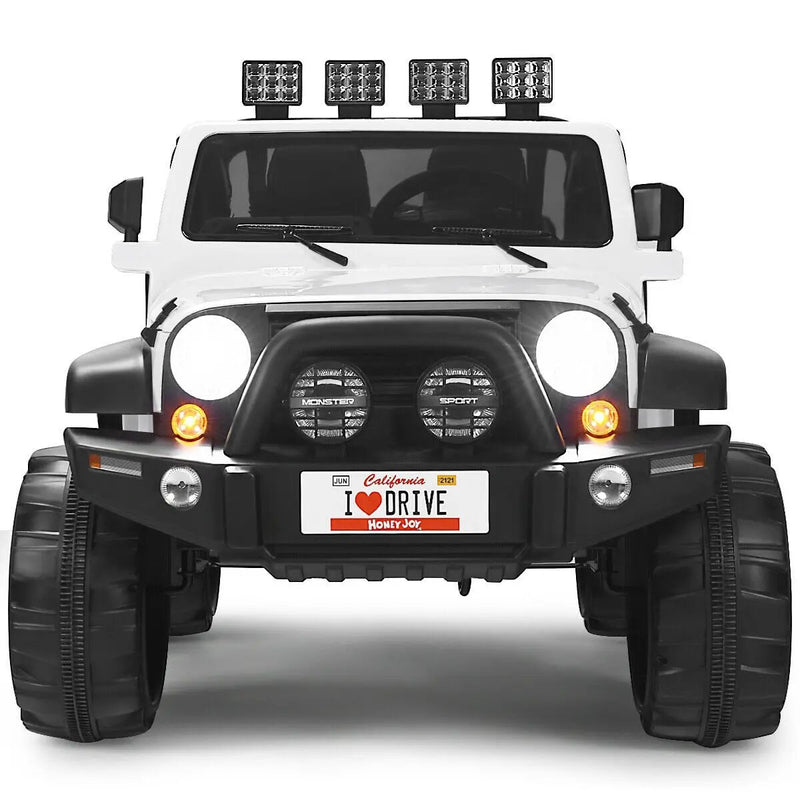 12V 2-Seater Ride on Car Truck with Remote Control and Storage Room by DirectDeals