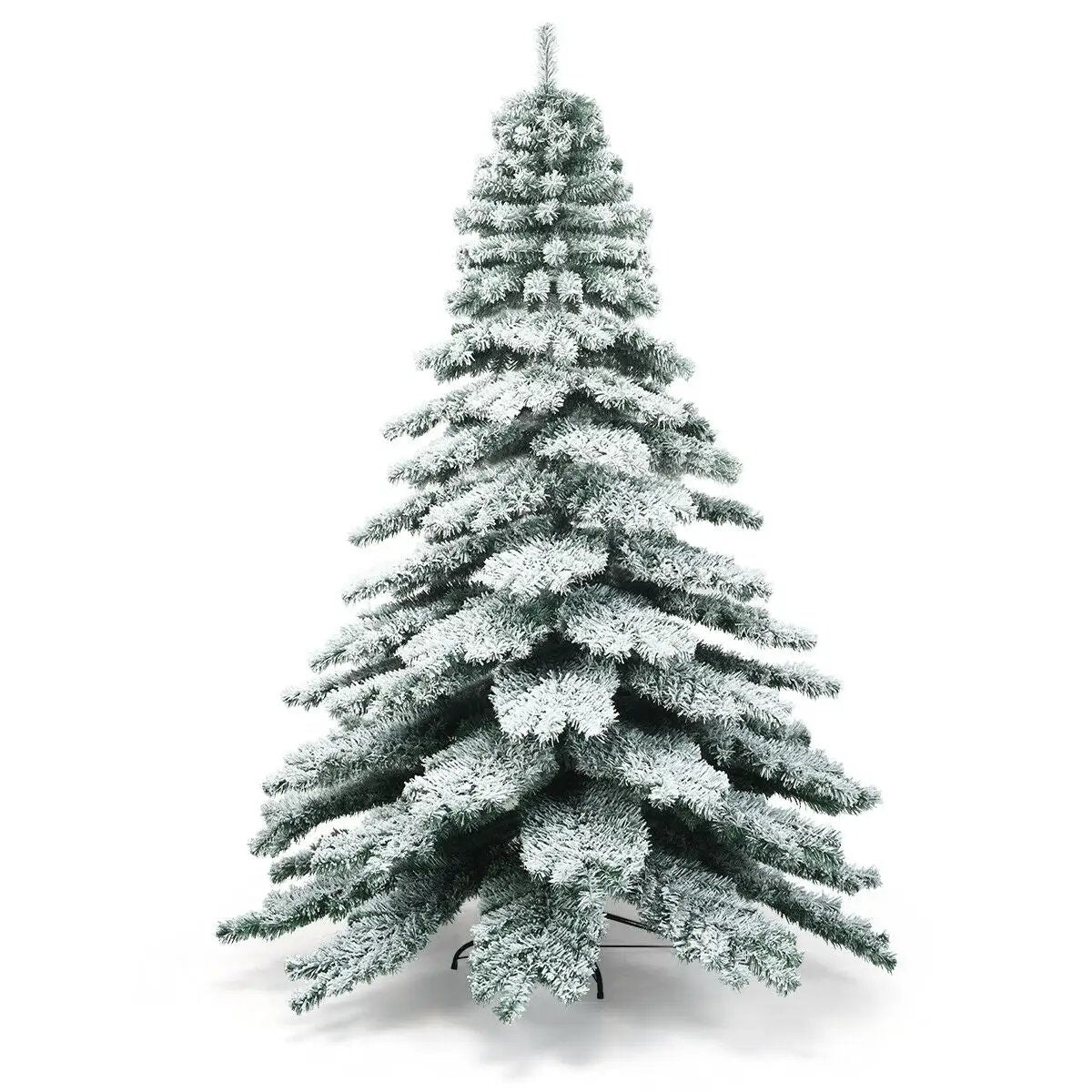 7.5 Feet Snow Flocked Artificial Christmas Tree by DirectDeals