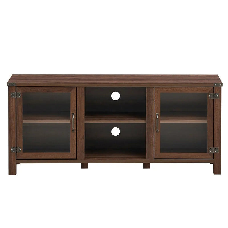 TV Stand Entertainment Center for TVs up to 65 Inch with Storage Cabinets by DirectDeals