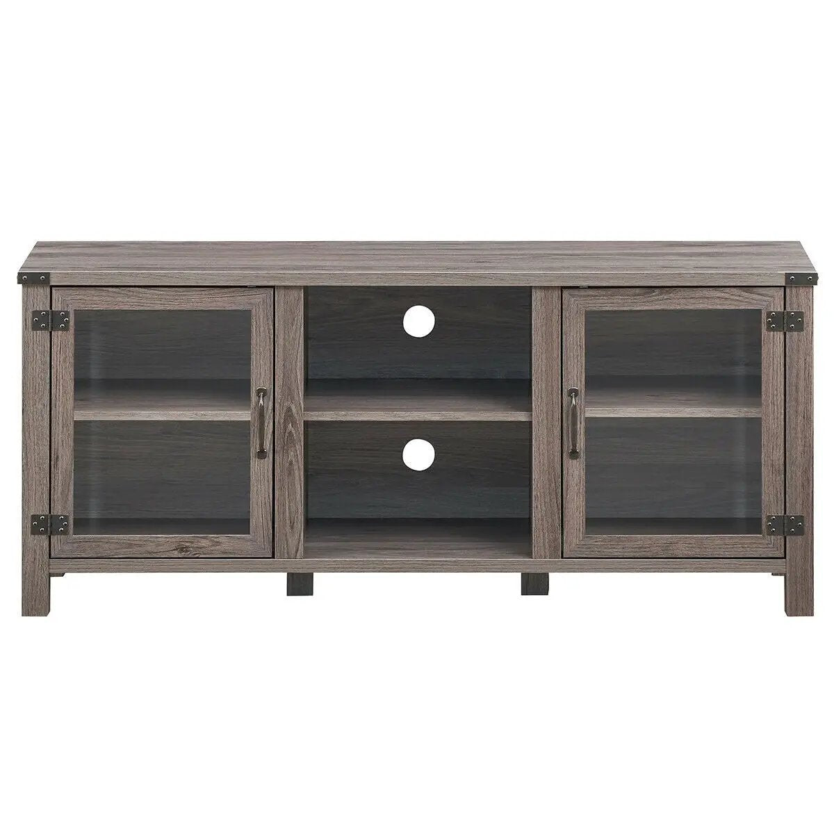 TV Stand Entertainment Center for TVs up to 65 Inch with Storage Cabinets by DirectDeals