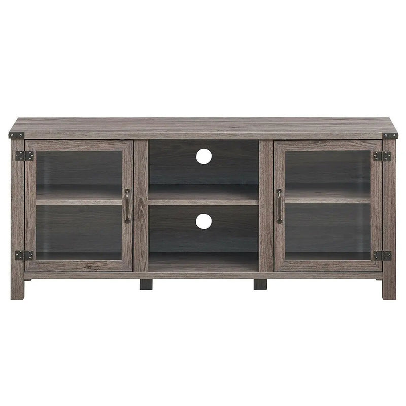 TV Stand Entertainment Center for TVs up to 65 Inch with Storage Cabinets by DirectDeals