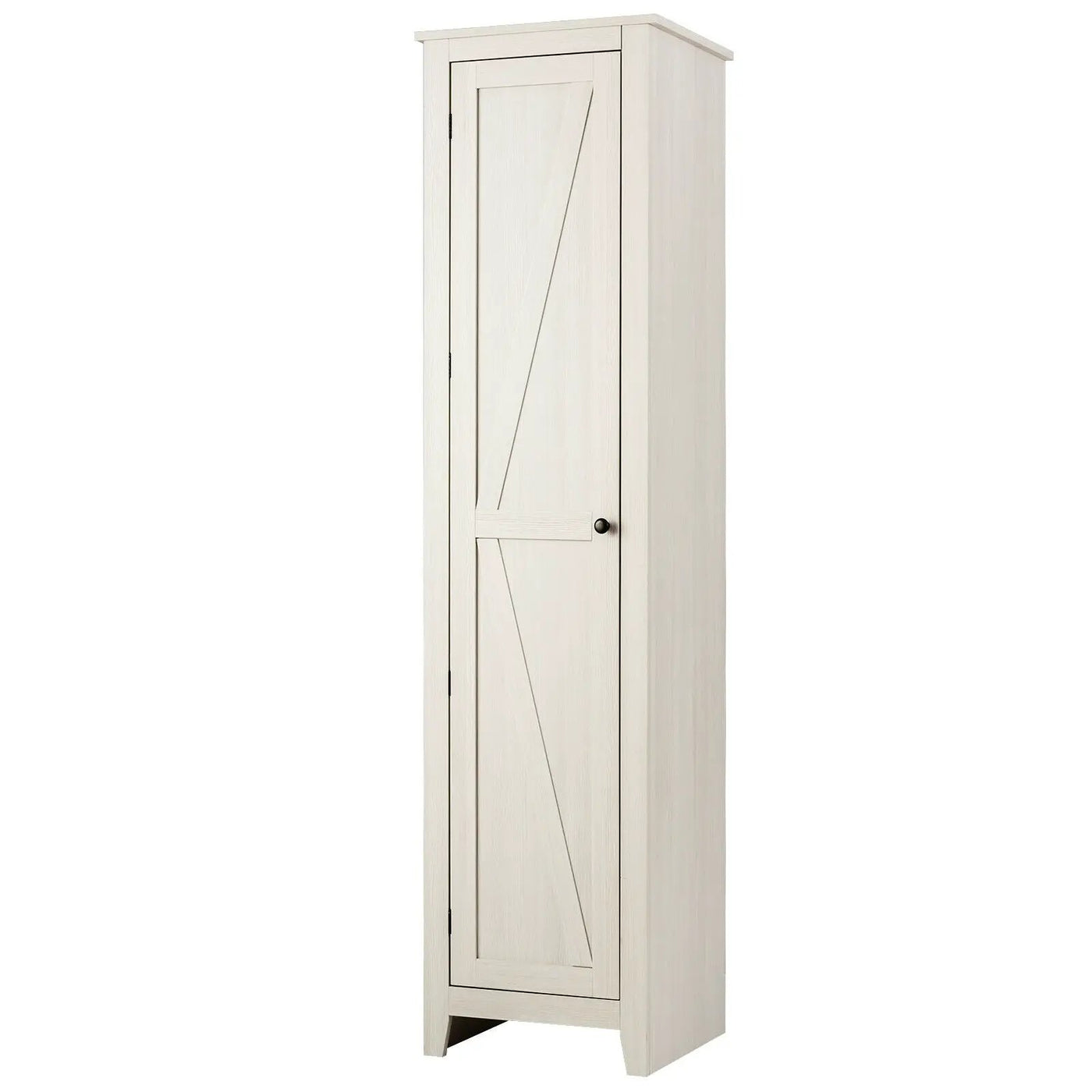 Linen Tower Bathroom Storage Cabinet Tall Slim Side Organizer with Shelf by DirectDeals