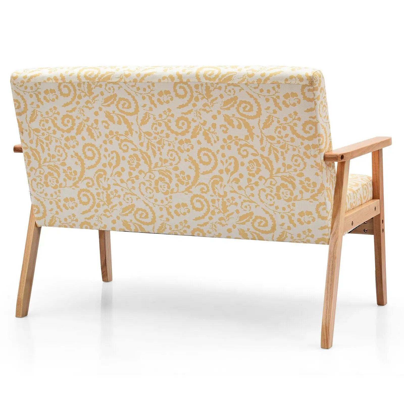 Modern Fabric Loveseat Sofa Couch Upholstered 2-Seat Armchair by DirectDeals