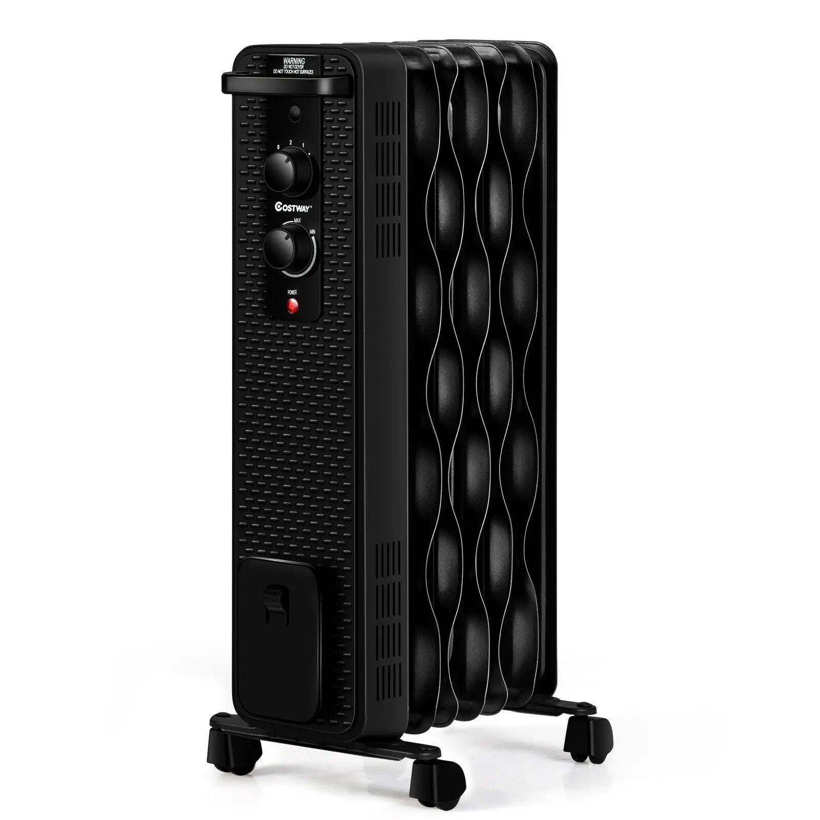 1500 W Oil-Filled Heater Portable Radiator Space Heater with Adjustable Thermostat by DirectDeals