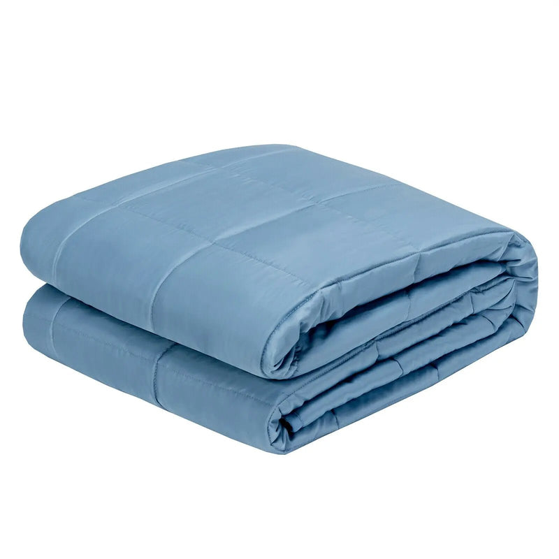 48 x 72 Inch Heavy Weighted 20lb Natural Bamboo Fabric Blanket-Blue by DirectDeals