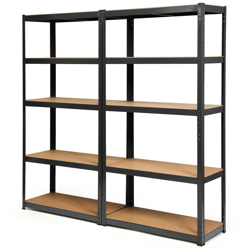 2 Pcs Storage Shelves Garage Shelving Units Tool Utility Shelves by DirectDeals