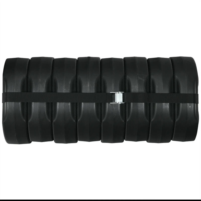 Set of 8 Canopy Weights 40lbs Weight Plate Kit with No-Pinch Design by DirectDeals