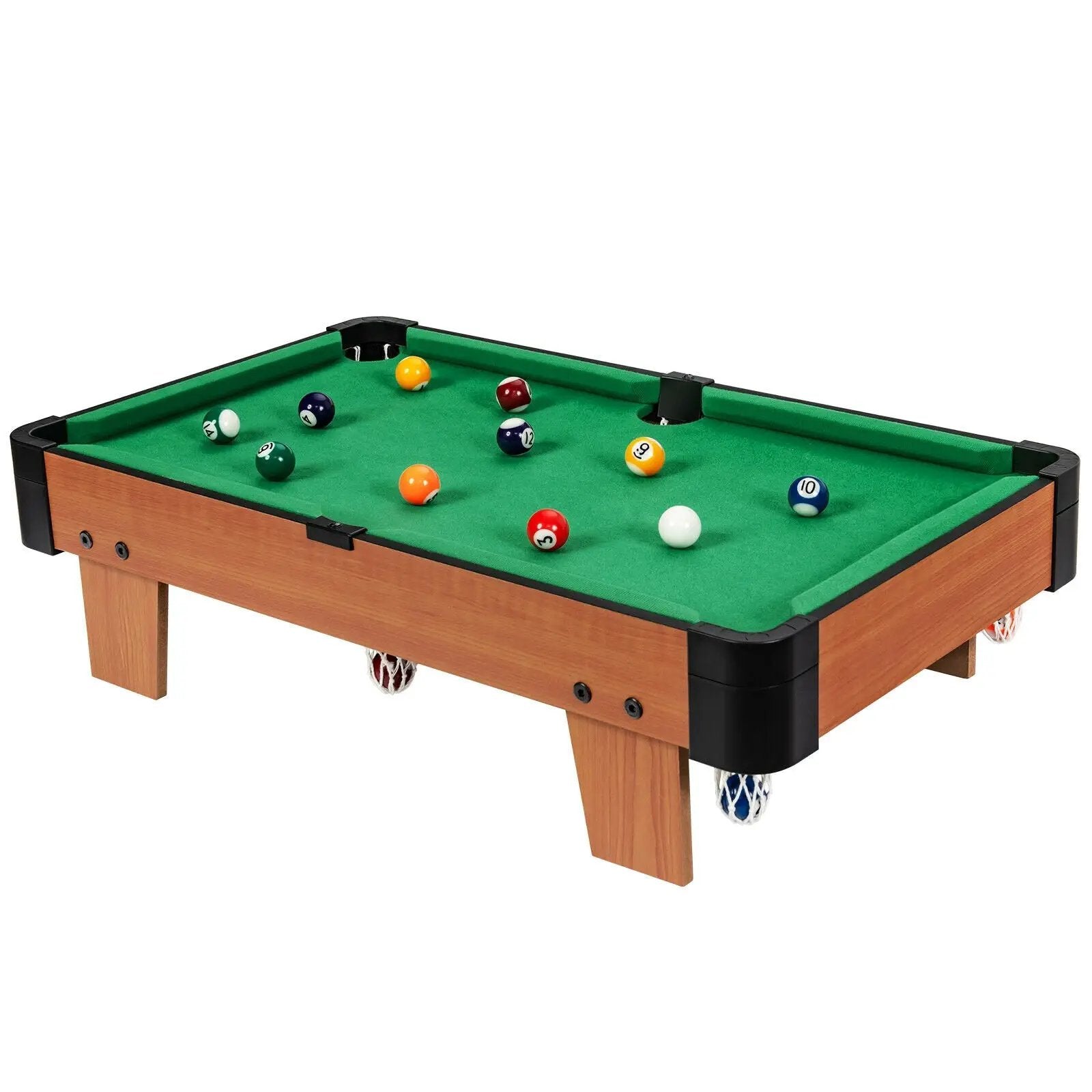 24‚Äù Mini Tabletop Pool Table Set Indoor Billiards Table with Accessories by DirectDeals