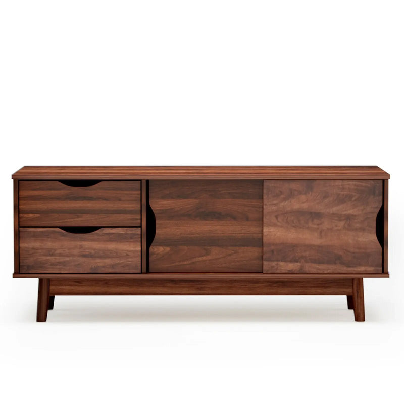 TV Stand for TV up to 60 Inch Media Console Table Storage with Doors by DirectDeals