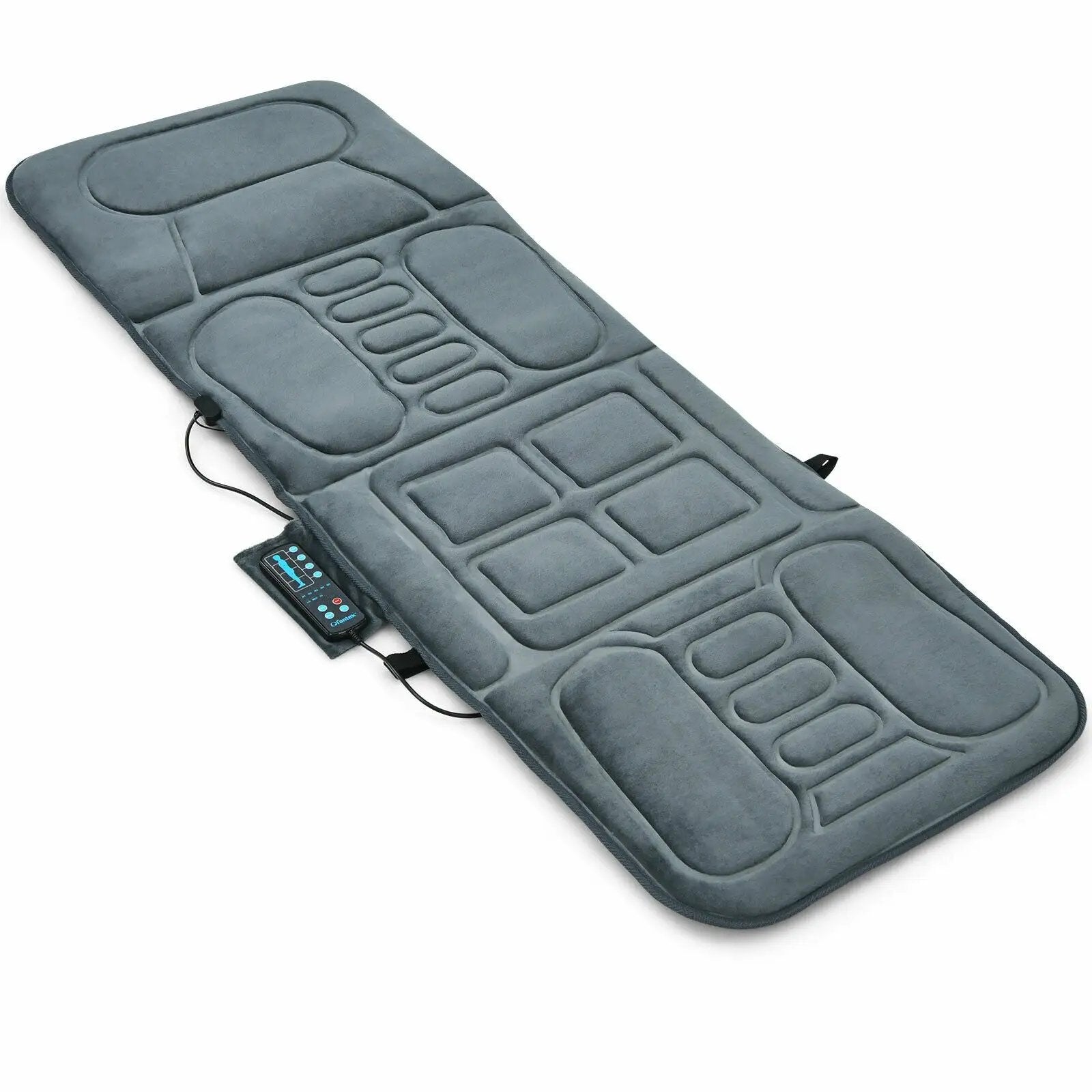 Foldable Massage Mat with Heat and 10 Vibration Motors by DirectDeals
