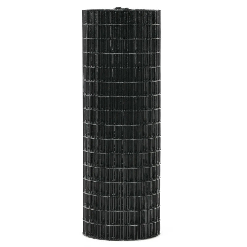36 x 50 Inch Hardware Cloth 16 Gauge Black Vinyl Coated Welded Wire Mesh 1.5 Inch by DirectDeals