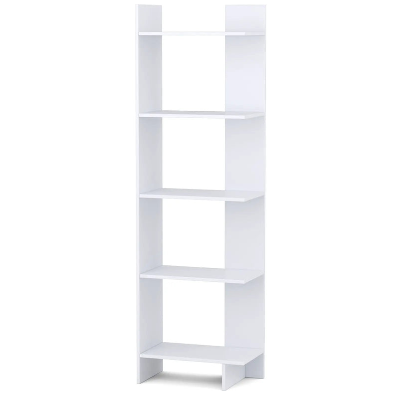 5-tier Freestanding Decorative Storage Display Bookshelf by DirectDeals