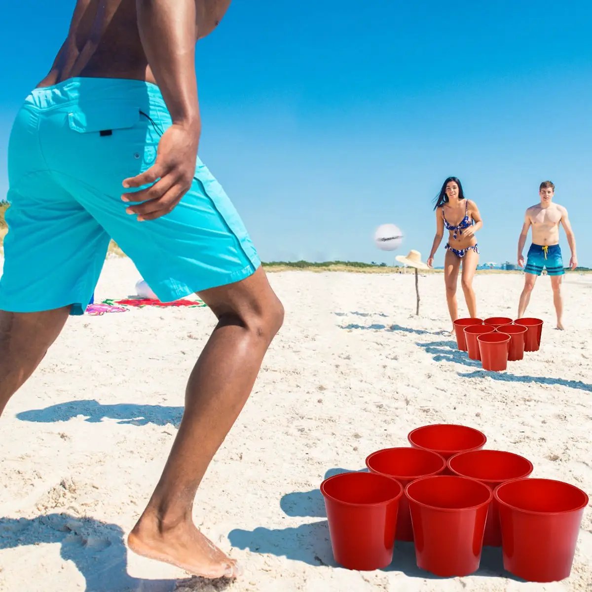 Yard Pong Giant Pong Game Set with Carry Bag by DirectDeals