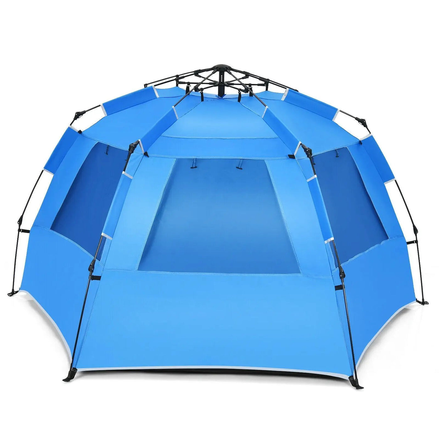 3-4 Person Easy Pop Up Beach Tent UPF 50+ Portable Sun Shelter by DirectDeals