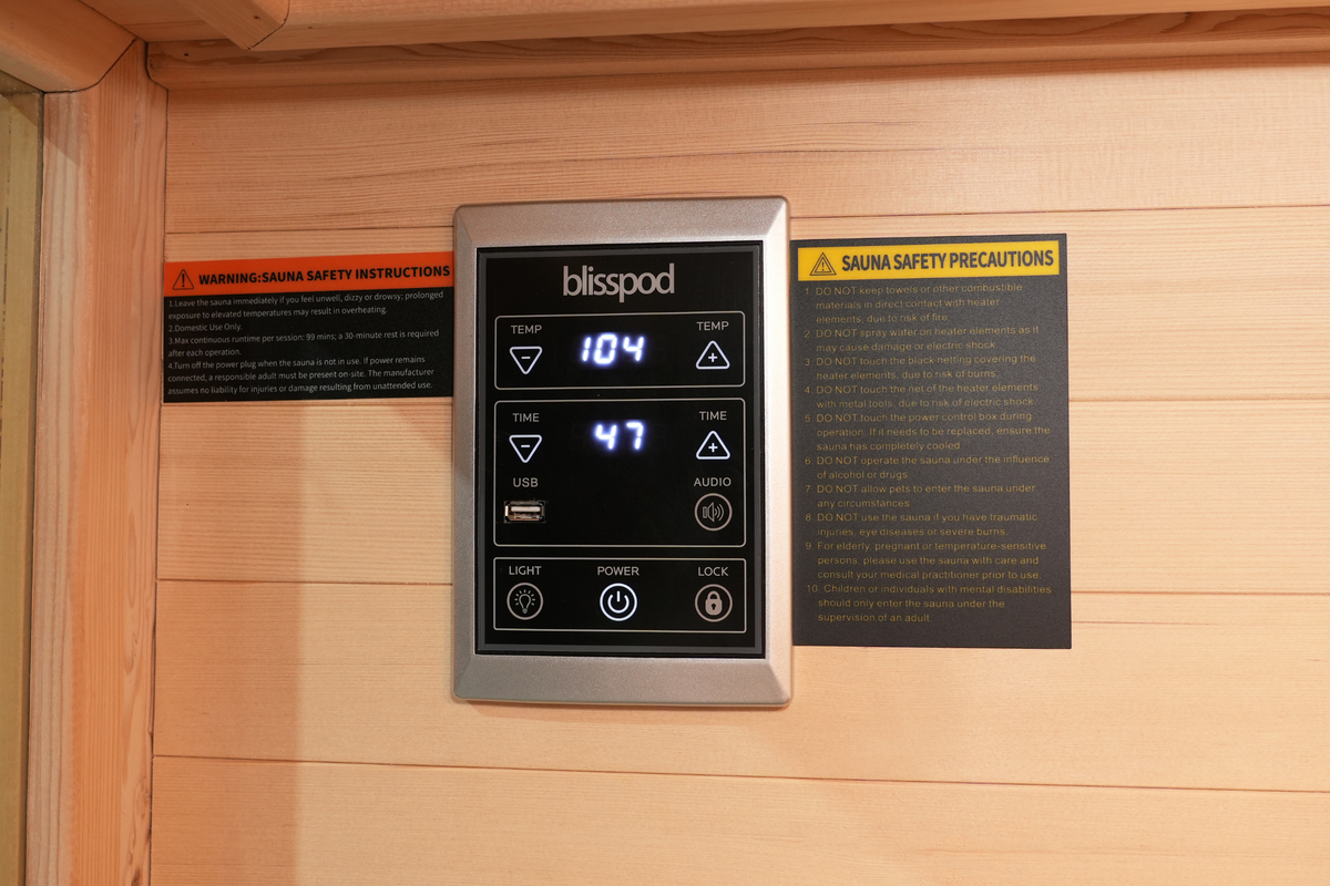 Blisspod I Venetian RED I All-In-One - Full Spectrum + Red Light Therapy I Indoor Premium Sauna I 2 Person, photo 19 of 19