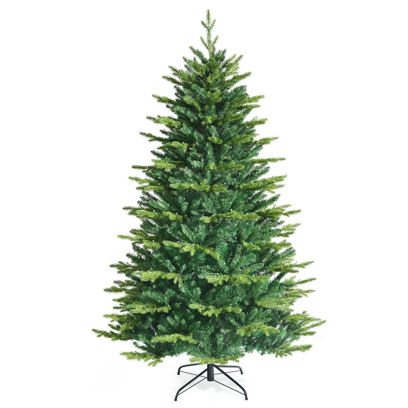 Pre-lit Artificial Hinged Christmas Tree with APP Controlled LED Lights by DirectDeals