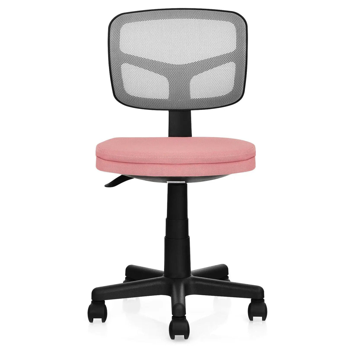 Armless Computer Chair with Height Adjustment and Breathable Mesh for Home Office by DirectDeals