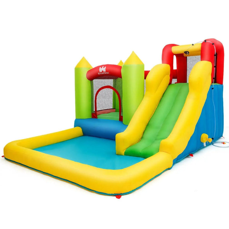 Inflatable Bounce House Water Slide Jump Bouncer without Blower by DirectDeals