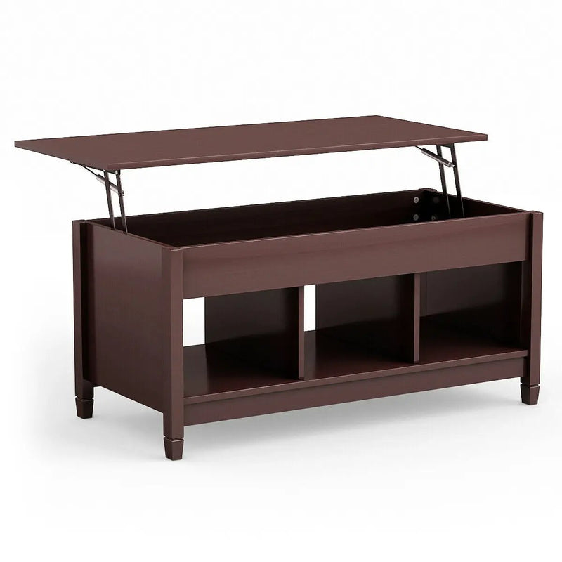 Coffee Table with Hidden Storage Compartment by DirectDeals
