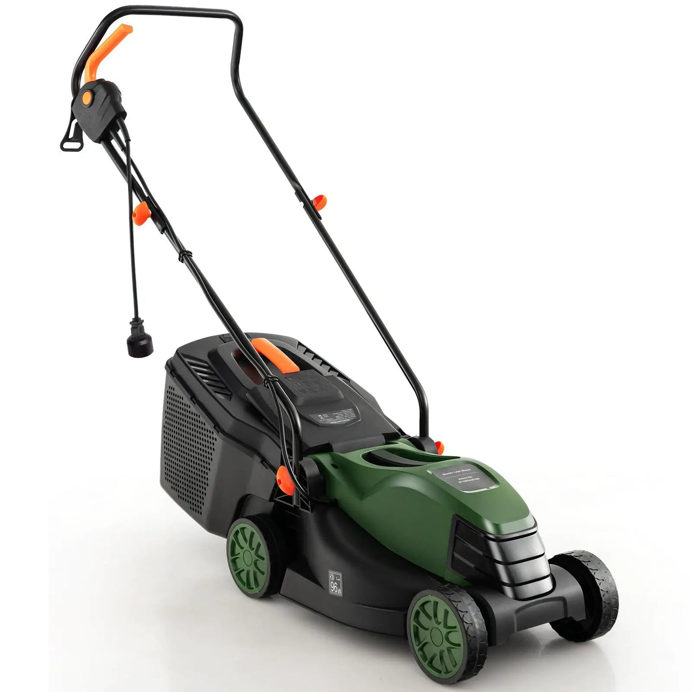 12-AMP 13.5 Inch Adjustable Electric Corded Lawn Mower with Collection Box by DirectDeals