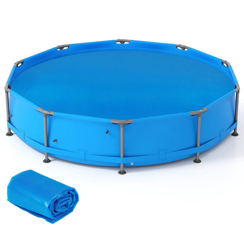 12 Foot Round Solar Pool Cover 12 Mil Blue by DirectDeals