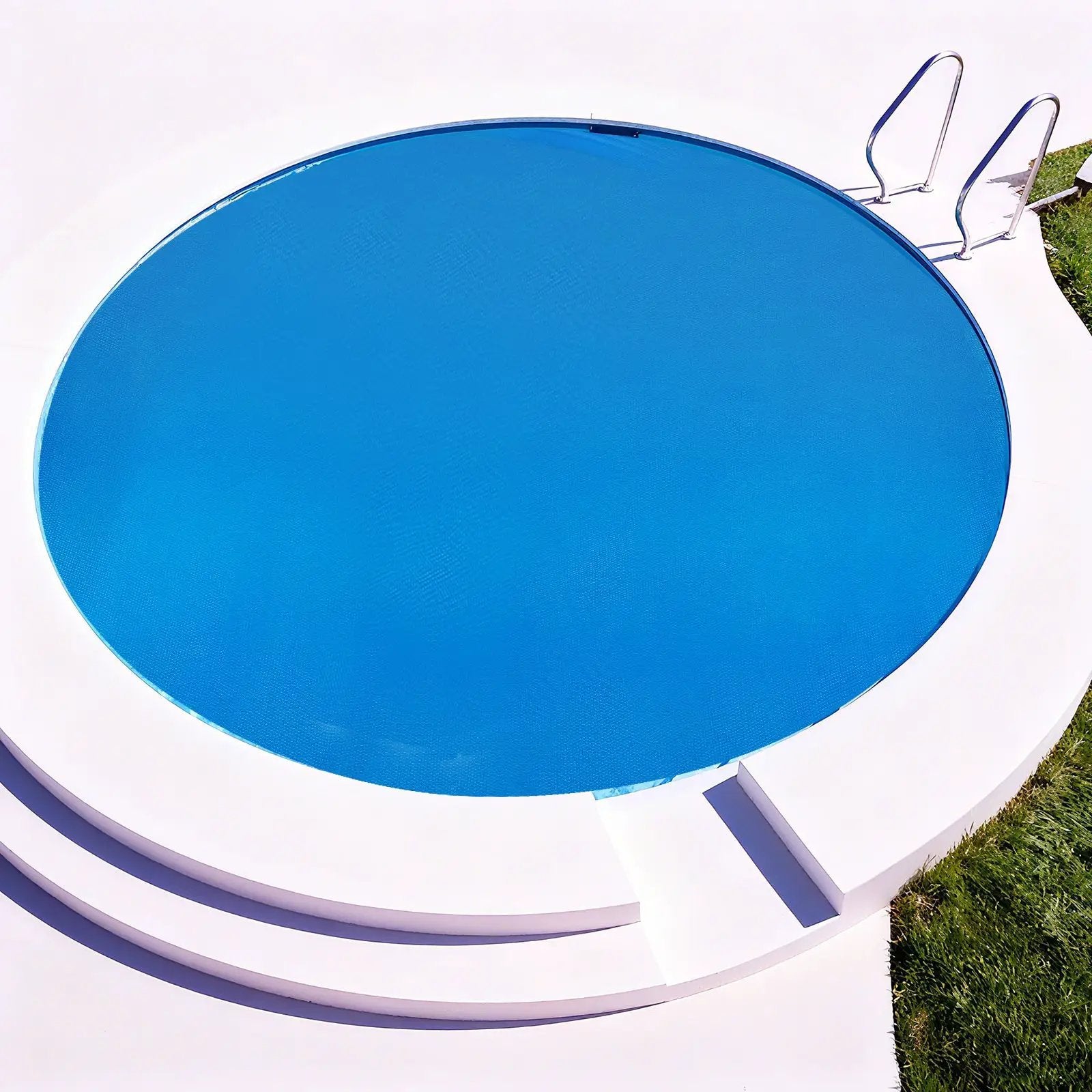 12 Foot Round Solar Pool Cover 12 Mil Blue by DirectDeals