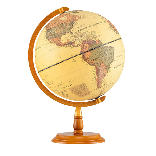 12 Inch Illuminated World Globe Antique Light up Globe Night Lamp, photo 2 of 9